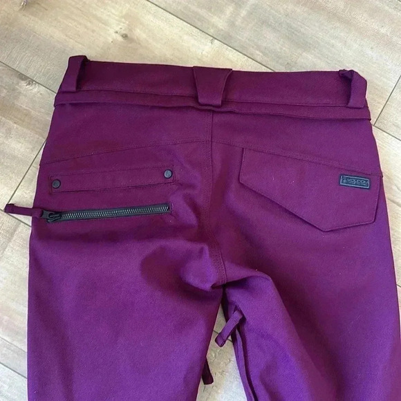 Volcom Womens Snowboard Pant Maroon/Purple Sz XS - Picture 7 of 9